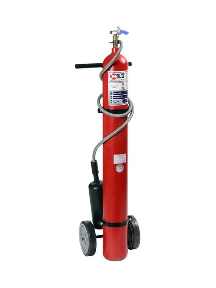 Extintores rodantes CO₂ 10 kg