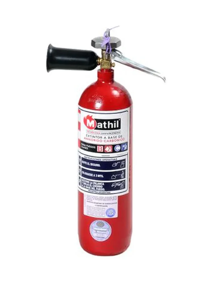 Extintores manuales CO₂ 3,5 kg