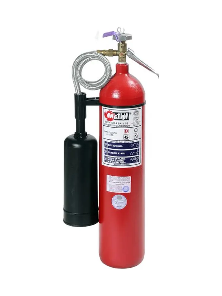 Extintores manuales CO₂ 5 kg