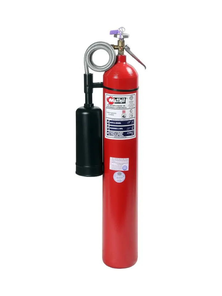 Extintores manuales CO₂ 7 kg