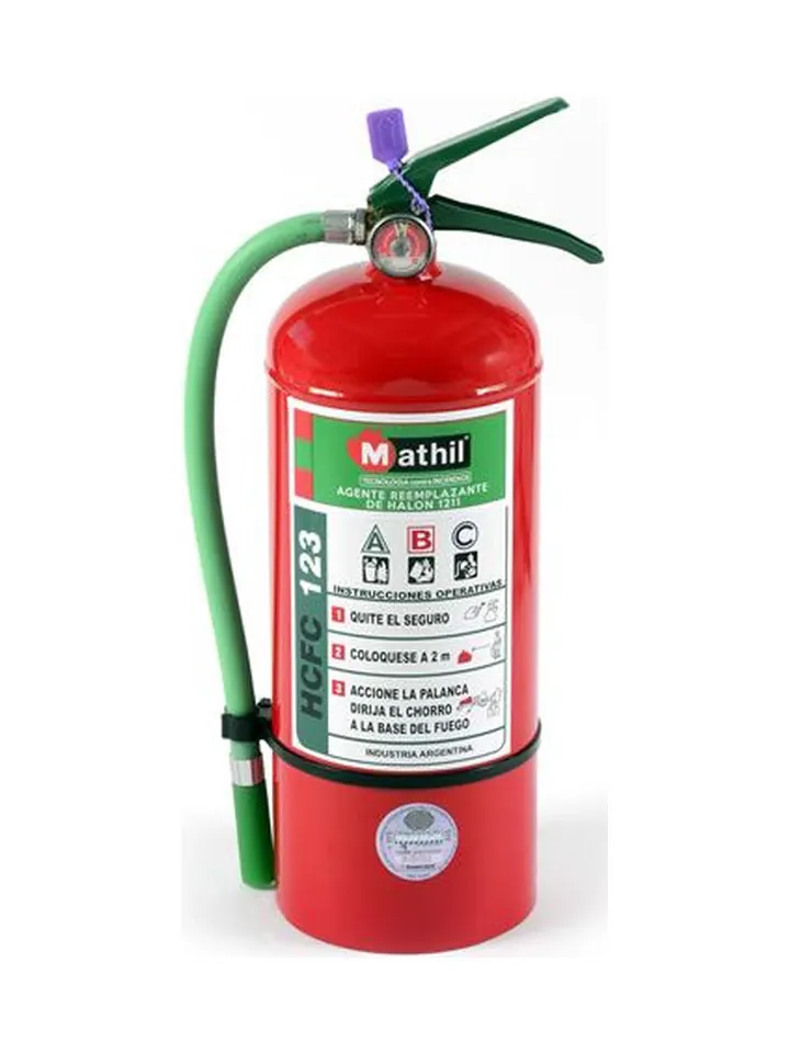 Extintores manuales HCFC 10 kg